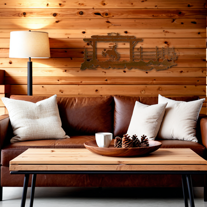 Bronc Wall Art - 42"