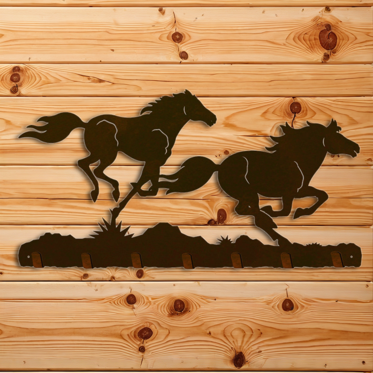 KC-2080 Running Horse Key Chain Holder