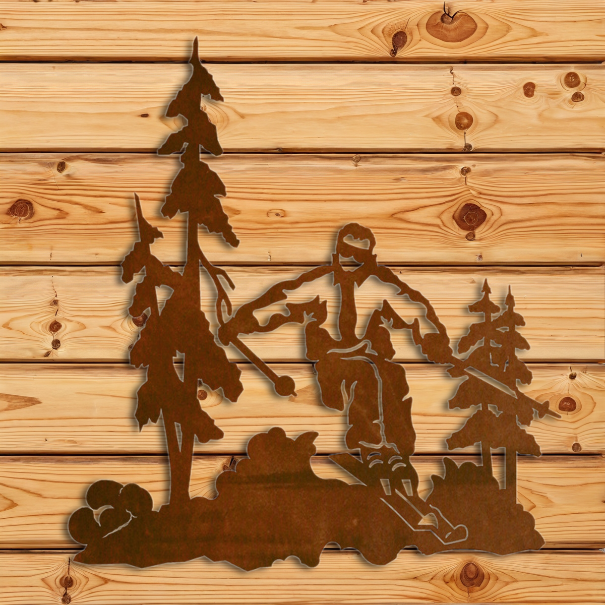 WA-3042 Skier Wall Art - 30"