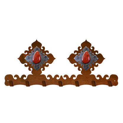 Red Jasper Stone Key Chain Holder