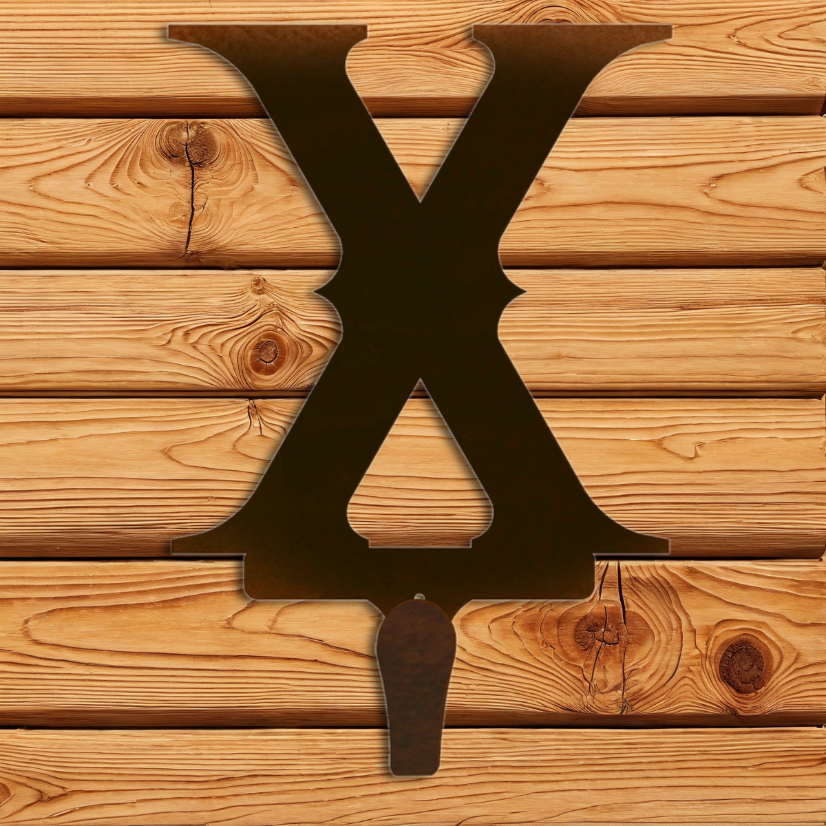 CHL-633 X Western Font Single Coat Hook