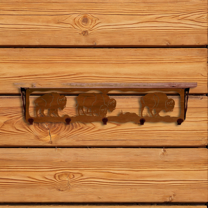 SW-4703 Buffalo 34" Coat Hook Shelf