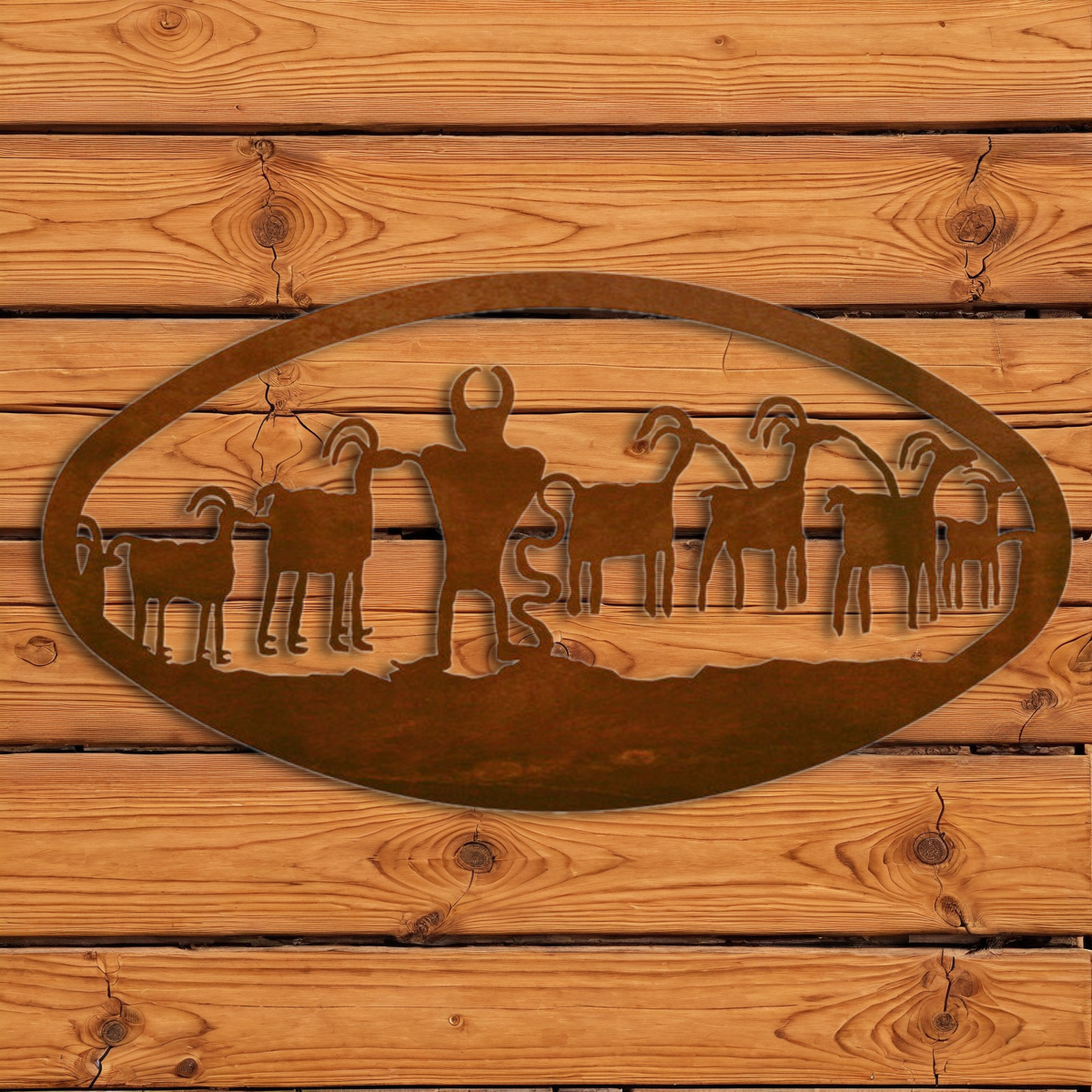 WA-73045 Kinship Oval Wall Art Horizontal