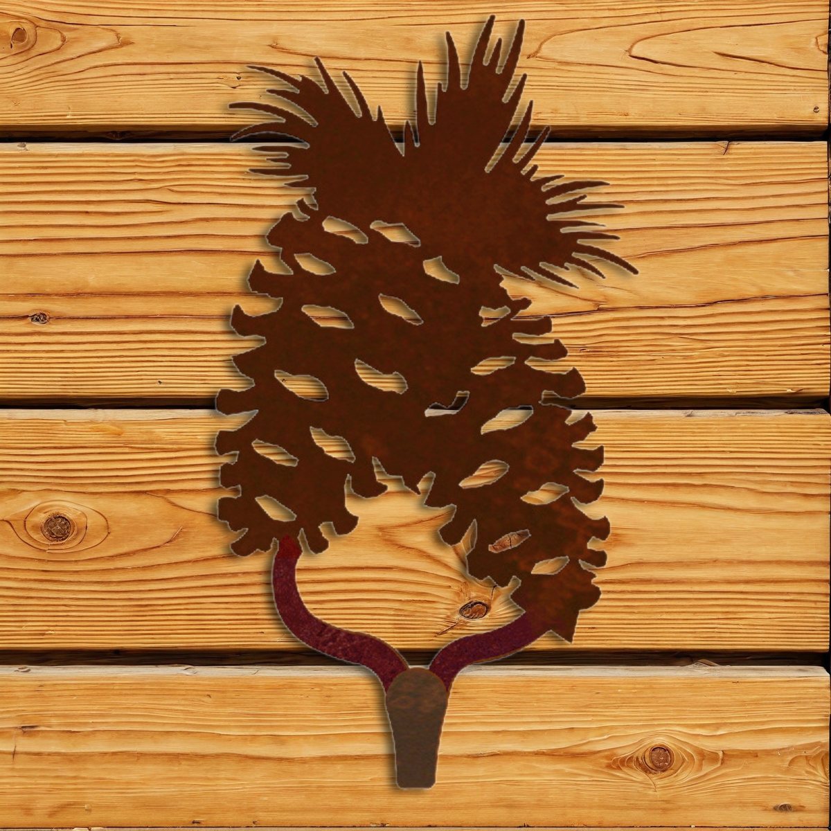 CHL-190 Pine Cone Large Single Coat Hook
