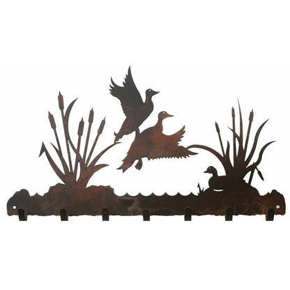 Ducks in the Cattail Key Chain Holder