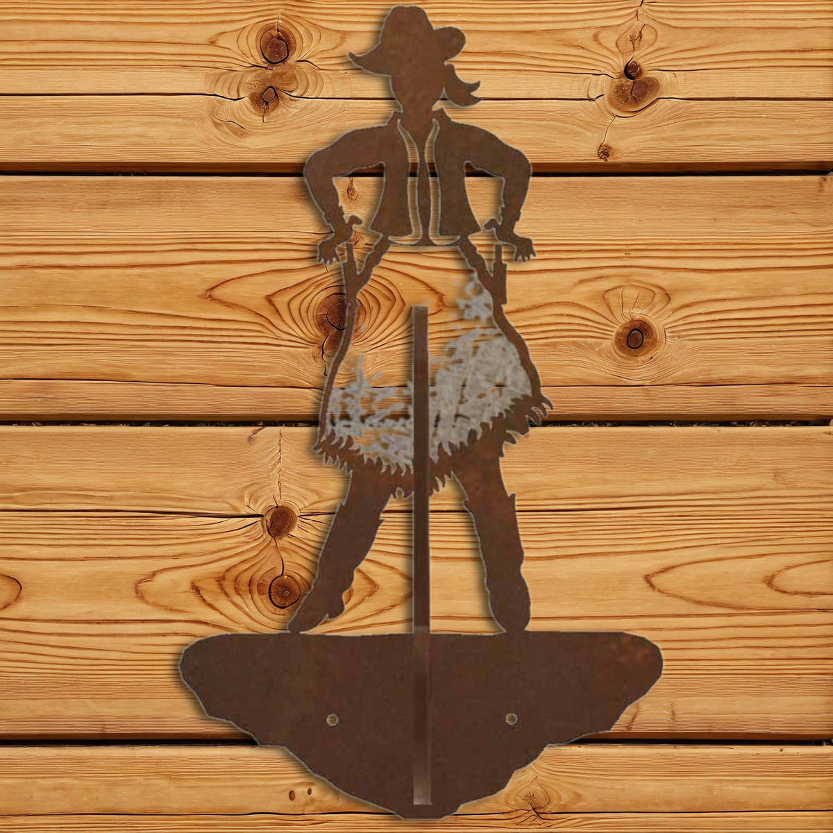 CH-5221 Cowgirl Double Coat Hook Burnished