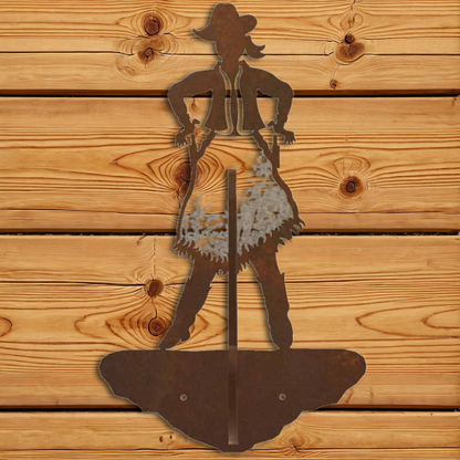 CH-5221 Cowgirl Double Coat Hook Burnished