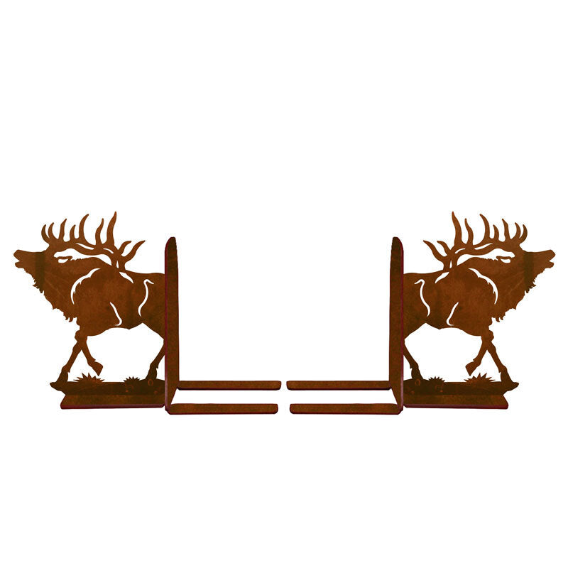 BE-5016 Elk Book Ends