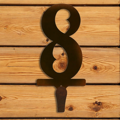 CHL-608 8 Western Font Single Coat Hook