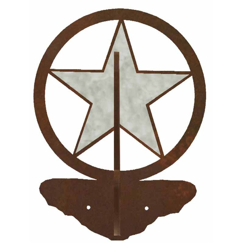 Texas Star Double Coat Hook Burnished