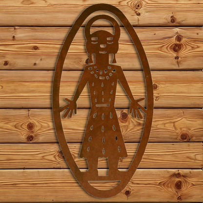 WA-72056 Kachina #2 Oval Wall Vertical