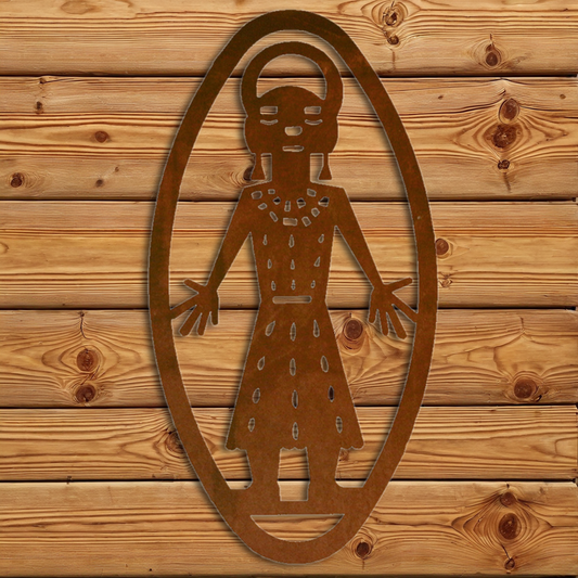 WA-72056 Kachina #2 Oval Wall Vertical