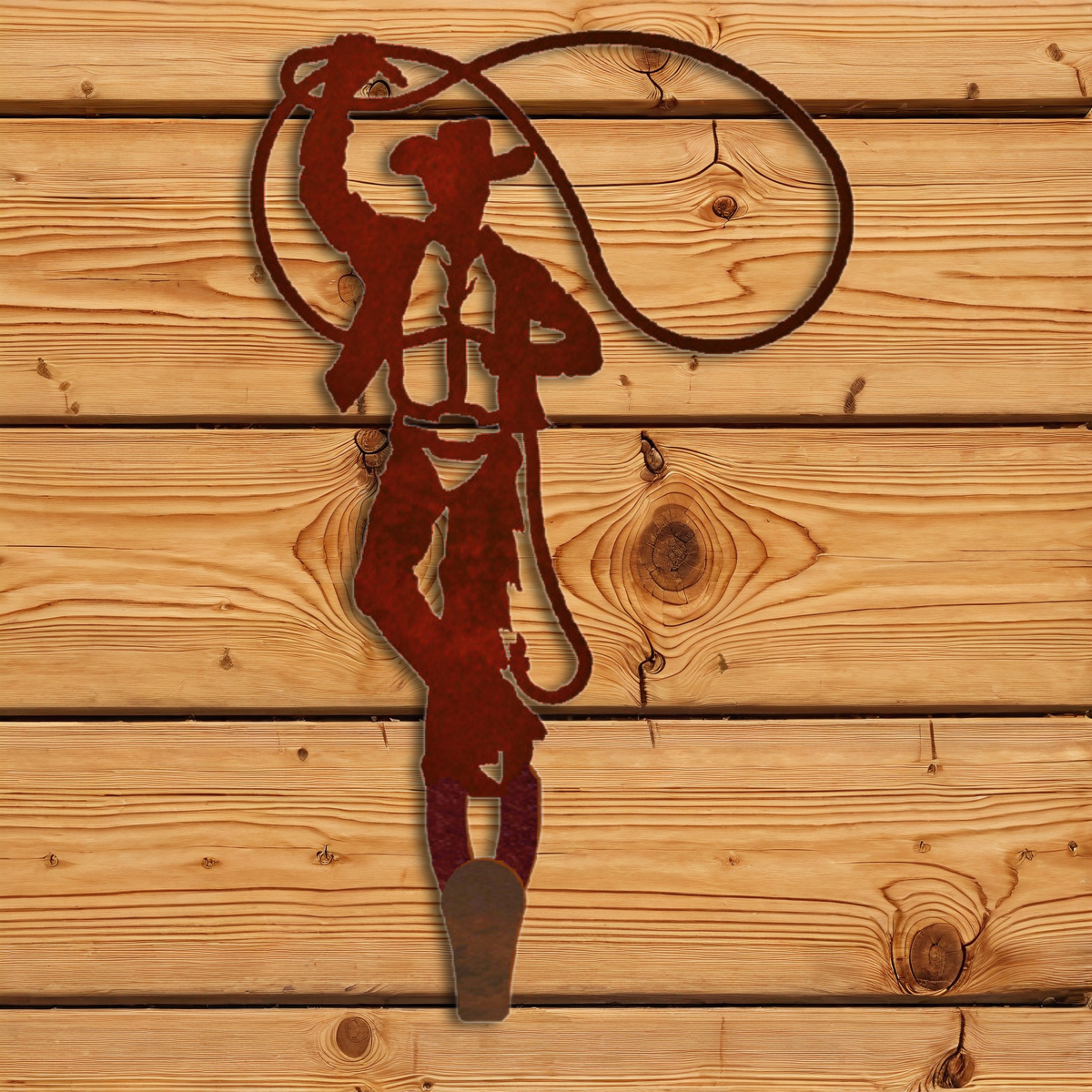 CHL-220 Roping Cowboy Large Single Coat Hook