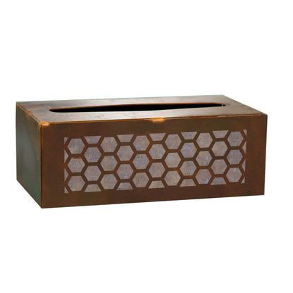 TC-9232 Honey Comb Rectangle Tissue Box Cover