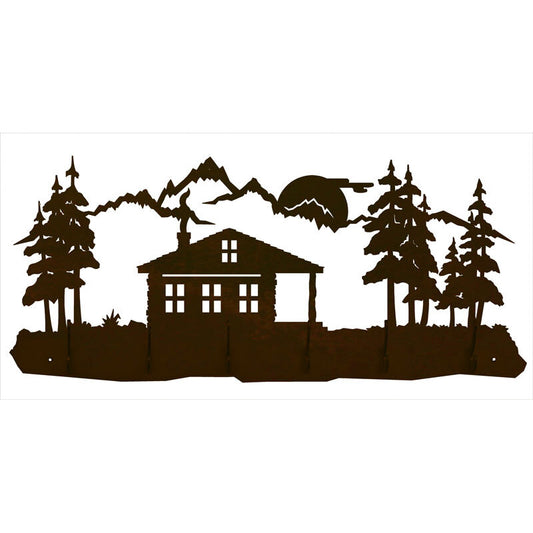 Cabin in the Pines Scenic Six Hook