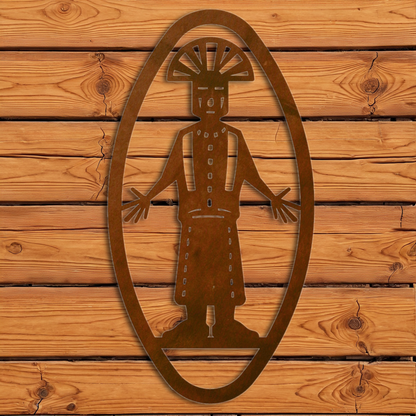 WA-72059 Kachina #6 Oval Wall Vertical
