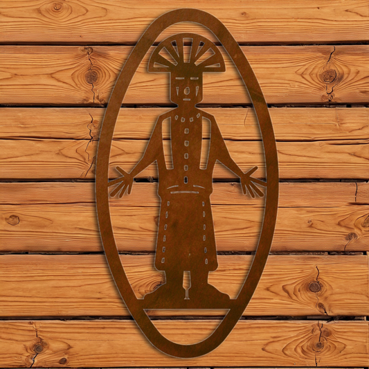 WA-72059 Kachina #6 Oval Wall Vertical