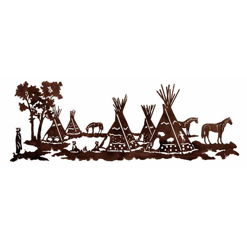 Tepee Village Wall Art - 84"