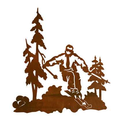 Skier Wall Art - 30"