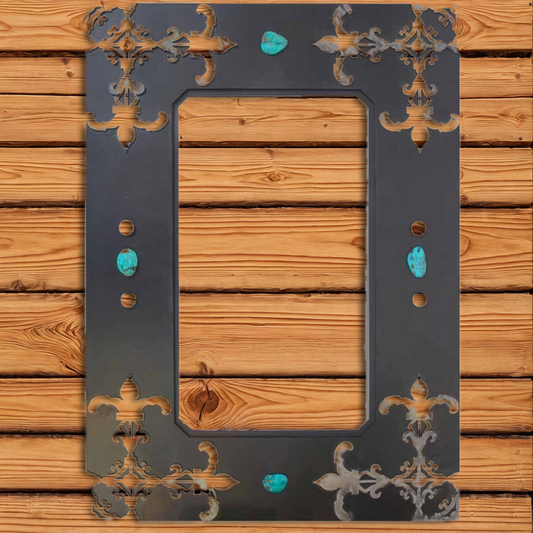 MVB-5007 36" Fleur De Lis Mirror
