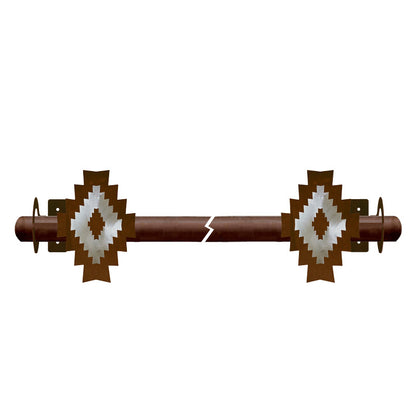 DR-9120 Desert Diamond Rod Bracket Burnished
