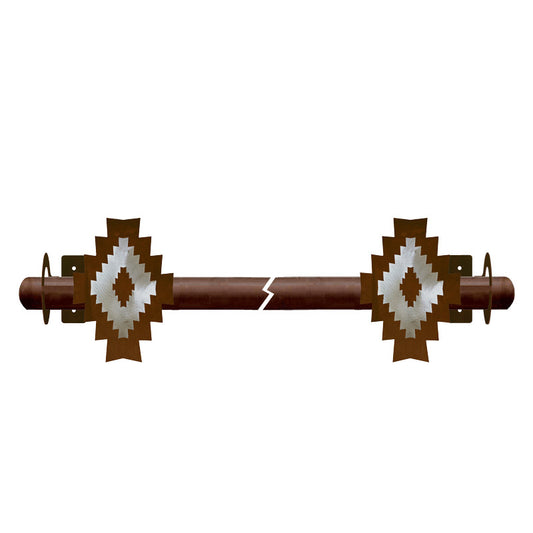 DR-9120 Desert Diamond Rod Bracket Burnished
