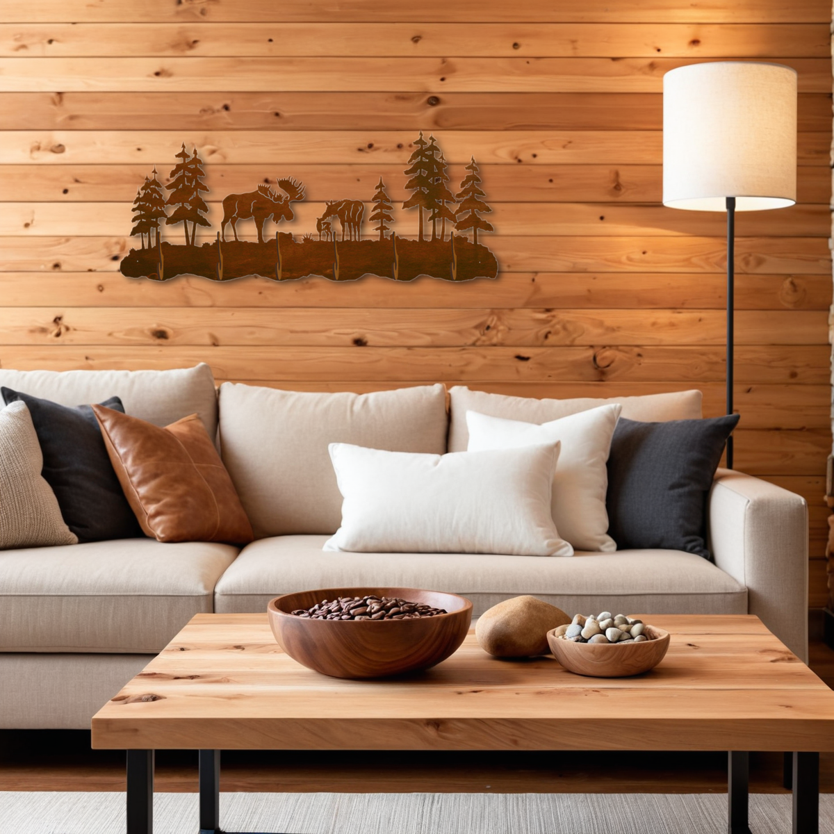 Moose Family Scenic Six Hook