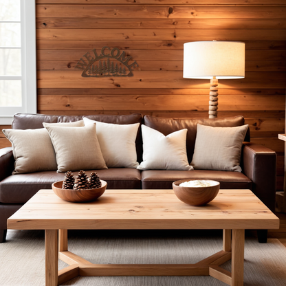 Pine Forest Horizontal Welcome Sign