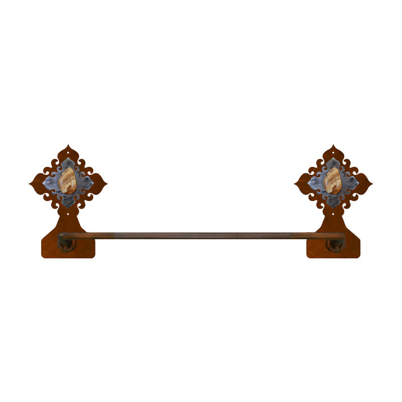 BA-7435 Picture Jasper Stone Burnished Hand Towel Bar