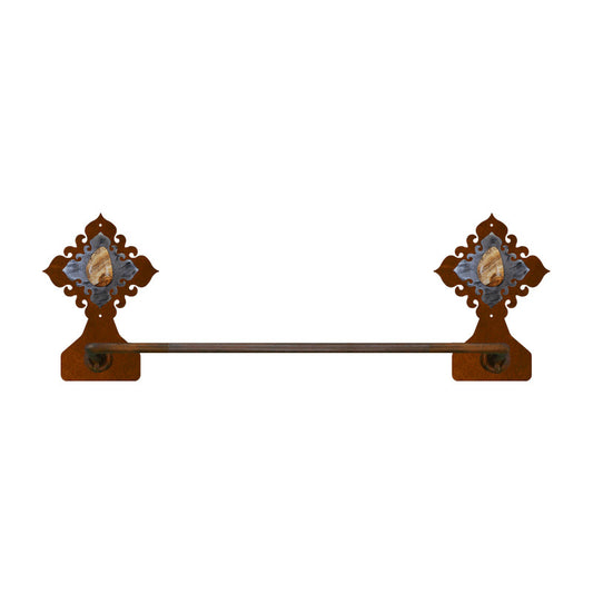BA-7435 Picture Jasper Stone Burnished Hand Towel Bar