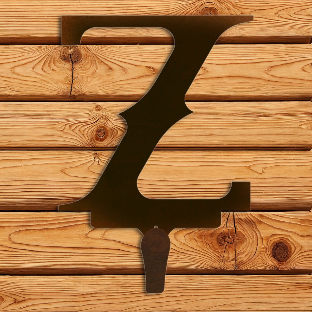 CHL-635 Z Western Font Single Coat Hook