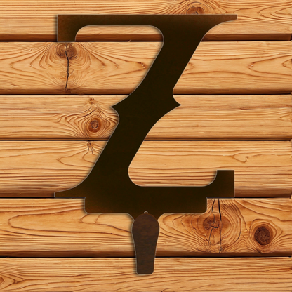CHL-635 Z Western Font Single Coat Hook