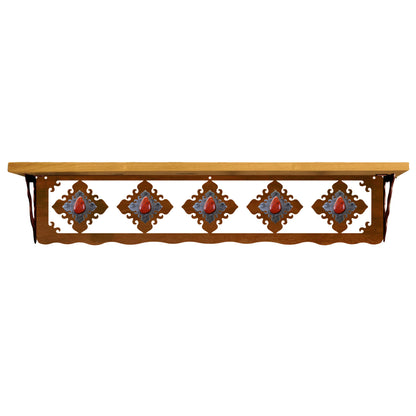 Red Jasper Stone 34" Shelf