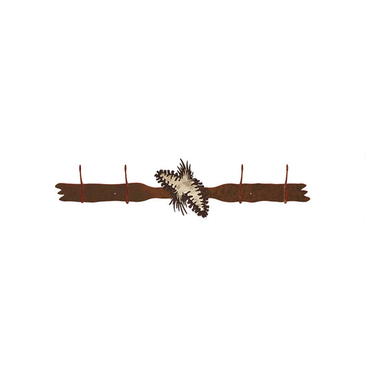 Pine Cone Burnished Four Hook
