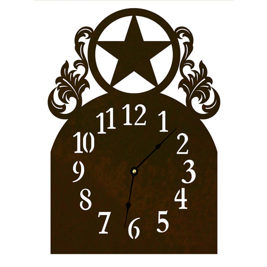 Texas Star Table Clock