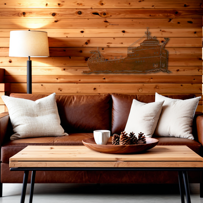 Ore Boat Wall Art - 42"