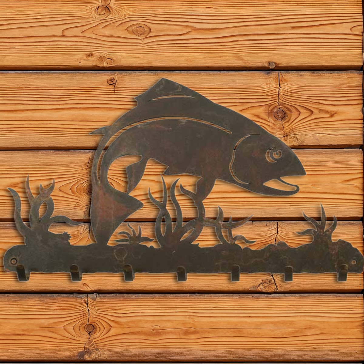 KC-2145 Trout Key Chain Holder