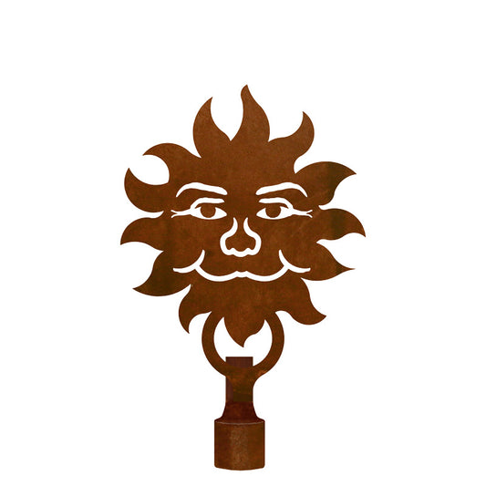 Sun Face Man Finial