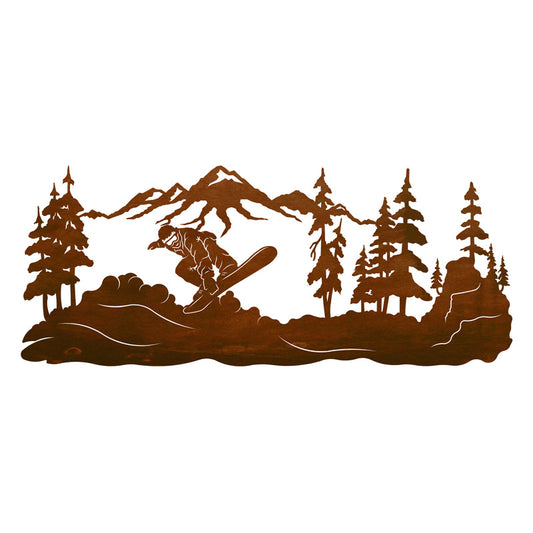 Snowboarder 42" Wall Art