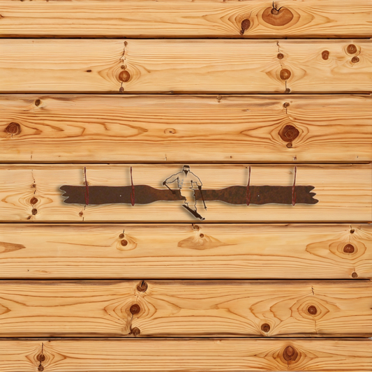 CH-5469 Skier Burnished Four Hook