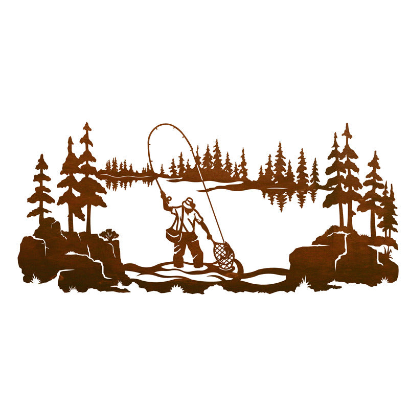 Fly Fishermen Wall Art - 57"
