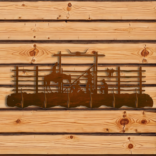 CH-5758 Cowboy Corral Scenic Six Hook
