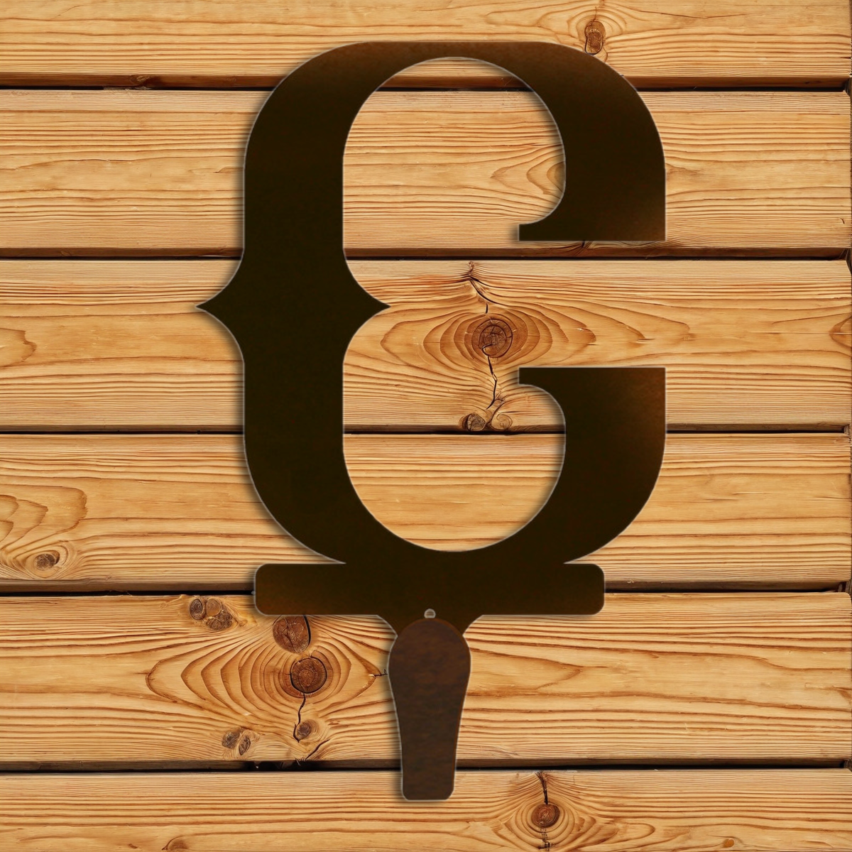 CHL-612 C Western Font Single Coat Hook