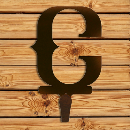 CHL-612 C Western Font Single Coat Hook