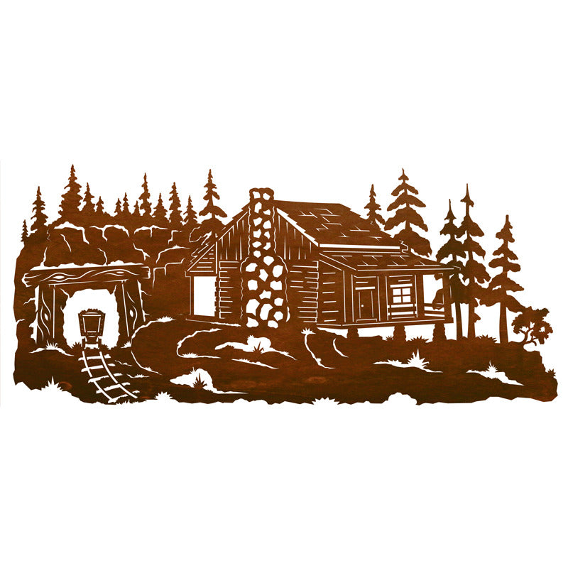 Miners Cabin Wall Art - 57"