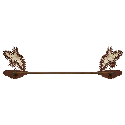 BA-8051 Pine Cone Towel Bar Burnished