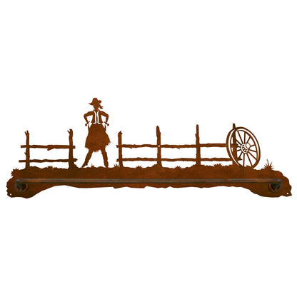 BA-8533 Cowgirl Scenic Towel Bar
