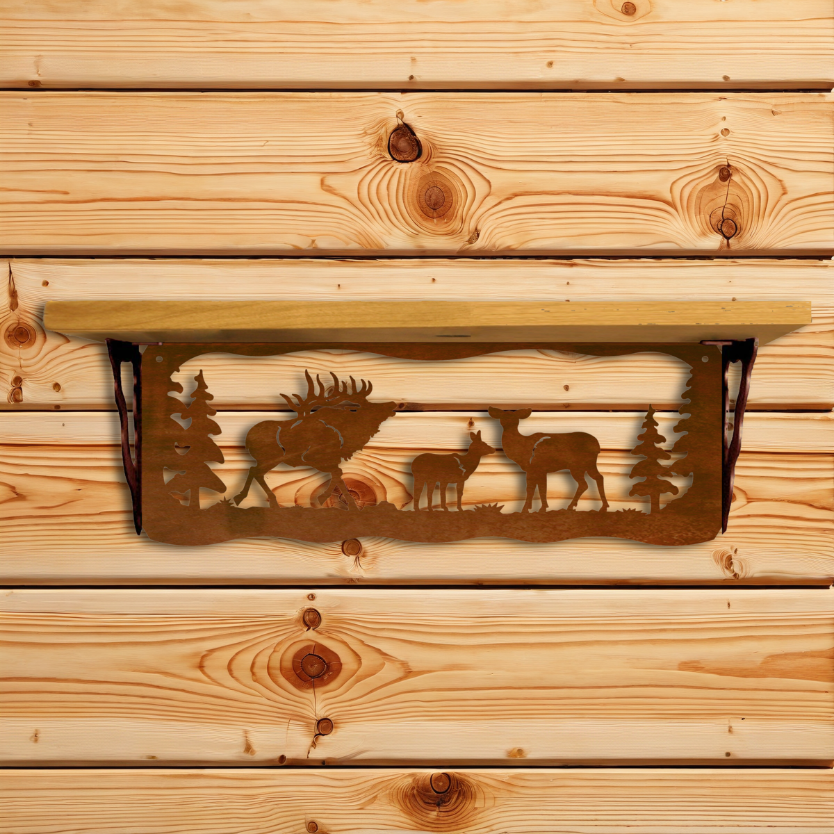 SW-6020 Elk Family 20" Shelf