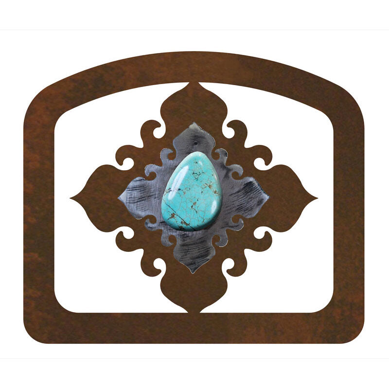 LNH-1653 Turquoise Stone Napkin Holder