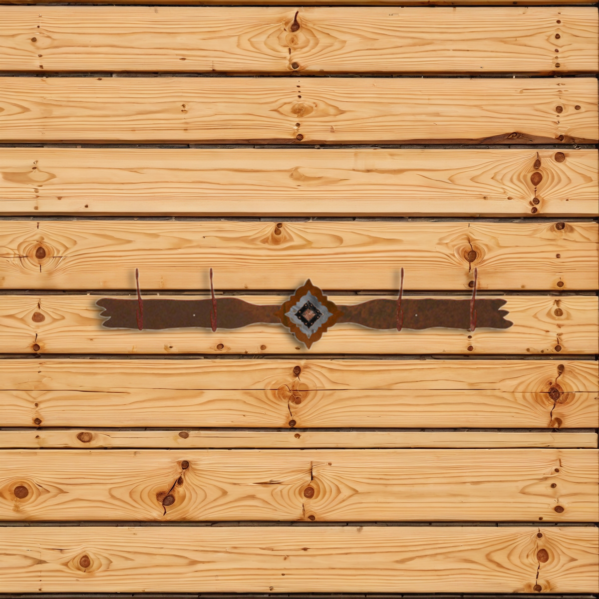 CH-4429 Diamond Copper Pico Concho Four Hook